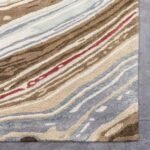 Multicolor Hand Tufted Abstract Wool Rug