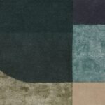 Wool Hand Tufted Geometric Wool & Silk Rug