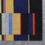 Hand Tufted Wool Rug Geometric Multicolor Carpet