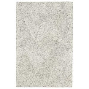 Handmade Off White Tufted Wool Area Rug