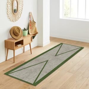 Geometric Block Printed Dining Area Rug