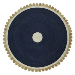 Hand Braided Jute Round Rug Large Carpet