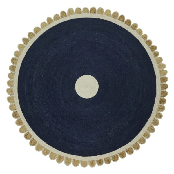 Hand Braided Jute Round Rug Large Carpet