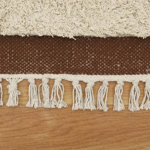 Hand Embroidery 9X12 Handmade Rug Made By Cotton - Image 7