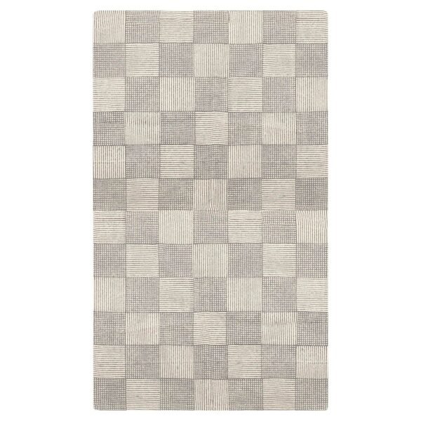 Handmade Cotton Block Printed Geometric Rug