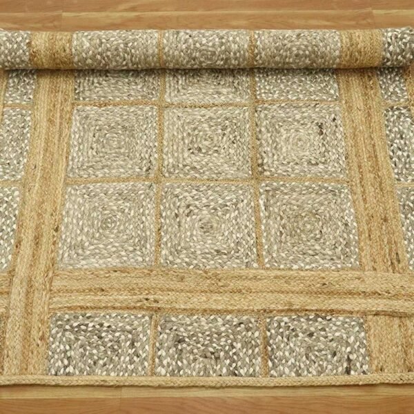 Handmade Beige Area Rug – Perfect for Living Room Elegance - Image 6