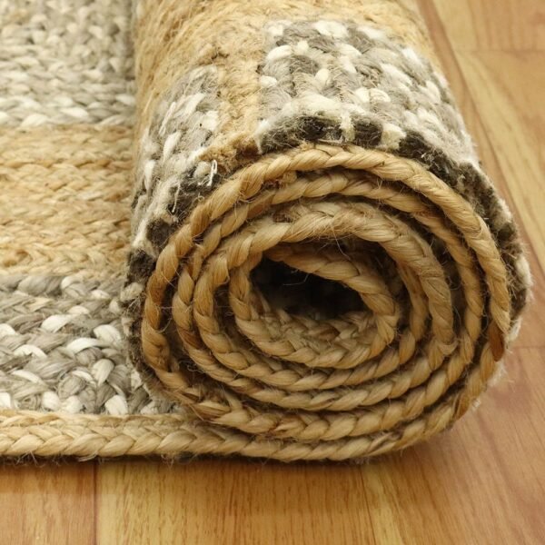 Handmade Beige Area Rug – Perfect for Living Room Elegance - Image 7
