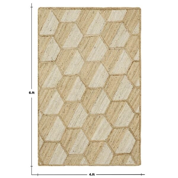 Hand Braided Natural Fiber Rug for Living Room - Image 3