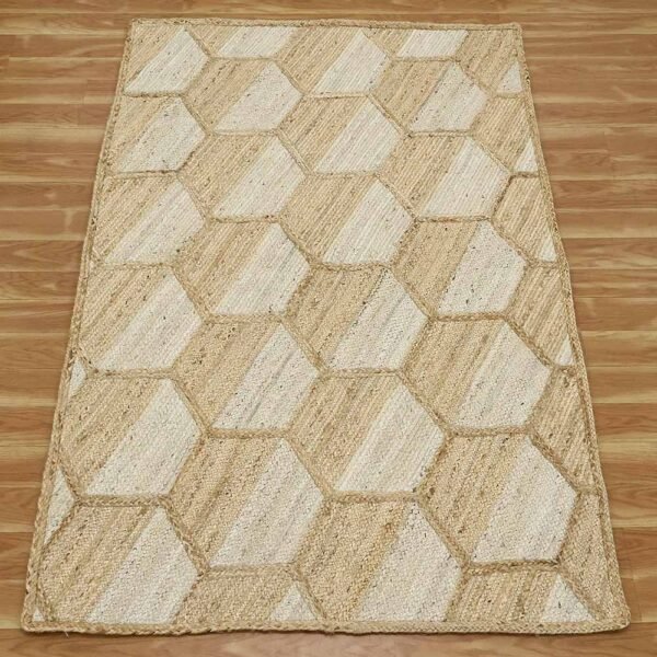 Hand Braided Natural Fiber Rug for Living Room - Image 4