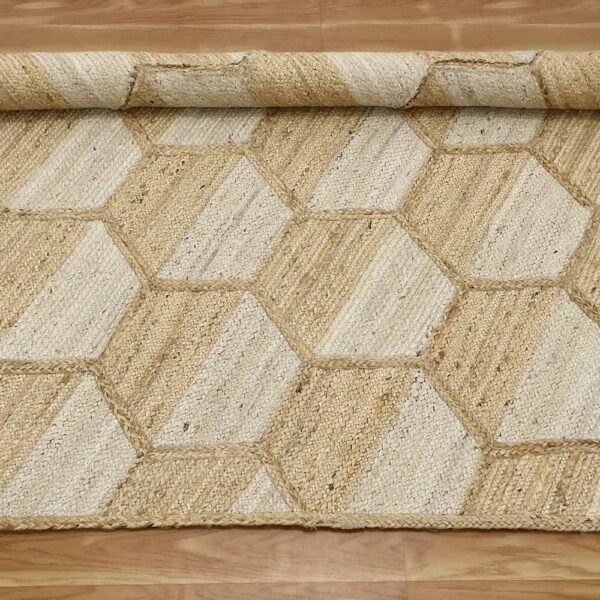 Hand Braided Natural Fiber Rug for Living Room - Image 6