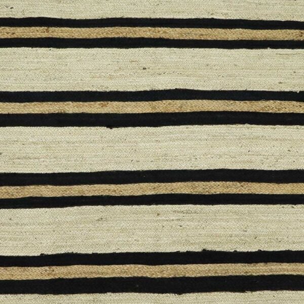 Artisan Hand-Braided White Jute Rug Oversized & Elegant - Image 5