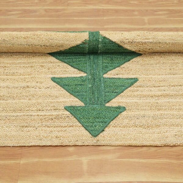 Hand-Braided Natural Jute Rug – Perfect for Christmas Décor - Image 5