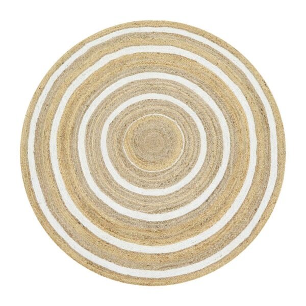 Round Hand Braided Rug Cozy Accent for Living Room
