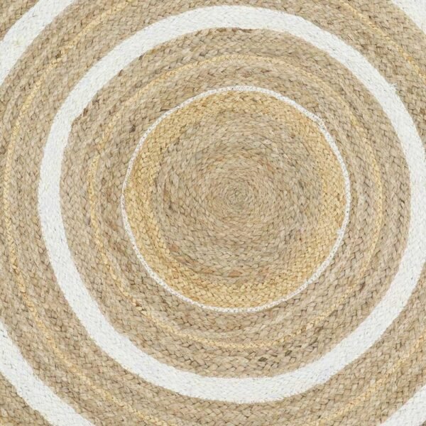 Round Hand Braided Rug Cozy Accent for Living Room - Image 5