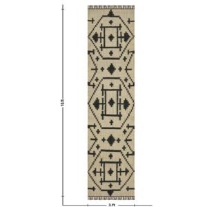 Moroccan Jute Woven Runner Area Rug