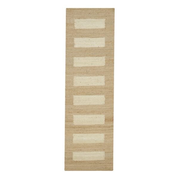 Handmade Geometric Jute Rug Perfect for Large Living Areas