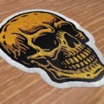 Irregular Shape Hand Tufted Wool Large Rug