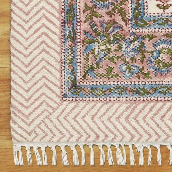 Multicolor Floral Area Rug Rectangular Size Rug - Image 6