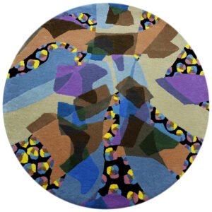 Wool Tufted Handmade Multicolor Rug