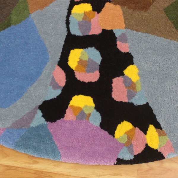 Wool Tufted Handmade Multicolor Rug - Image 5