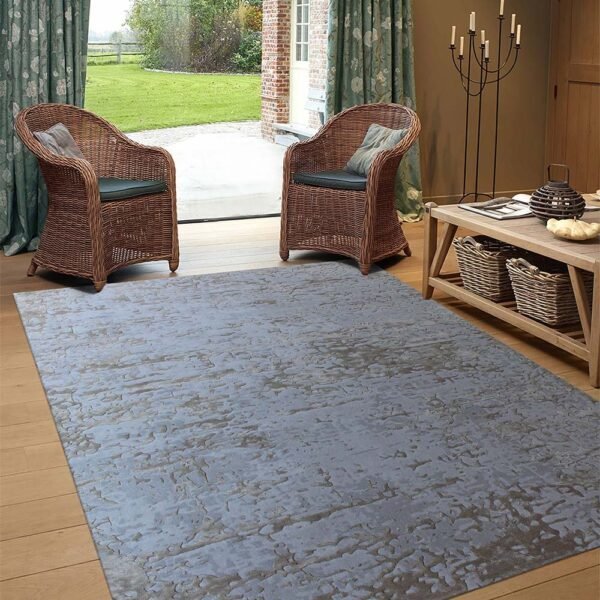 Beige Hand Tufted Wool Large Area Rug - Image 3