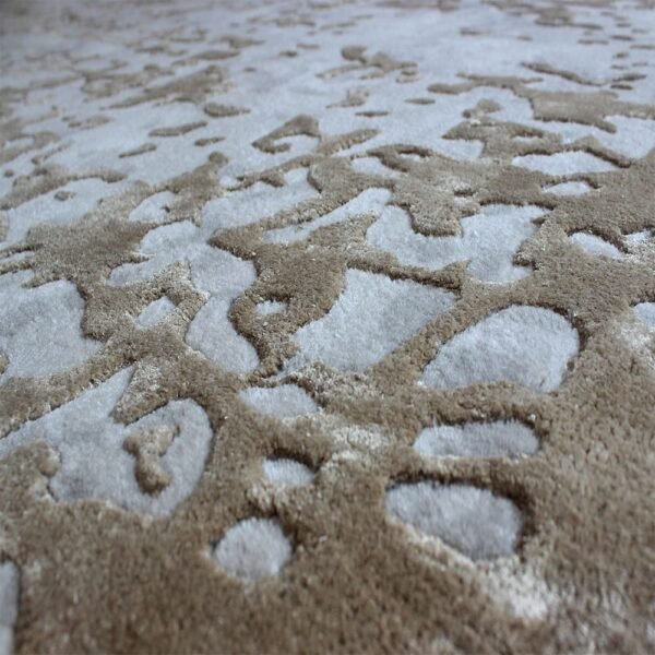 Beige Hand Tufted Wool Large Area Rug - Image 7