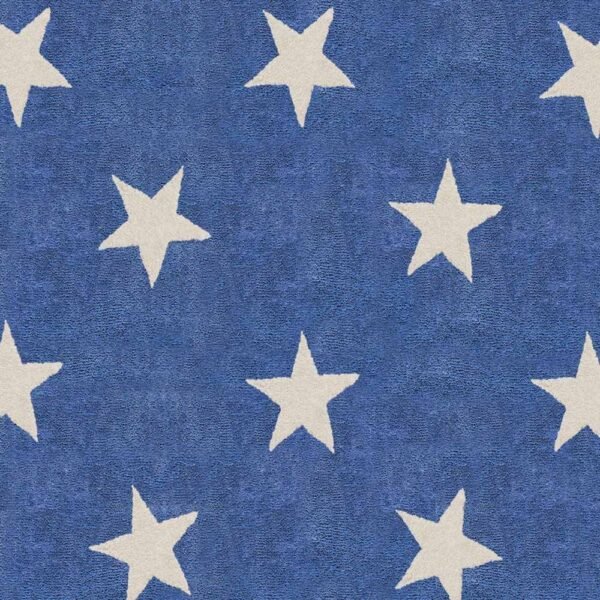Hand Tufted Blue Wool Rectangular Area Rug - Image 6