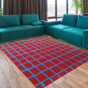 Hand Tufted Red Carpet Rectangular Area Rug
