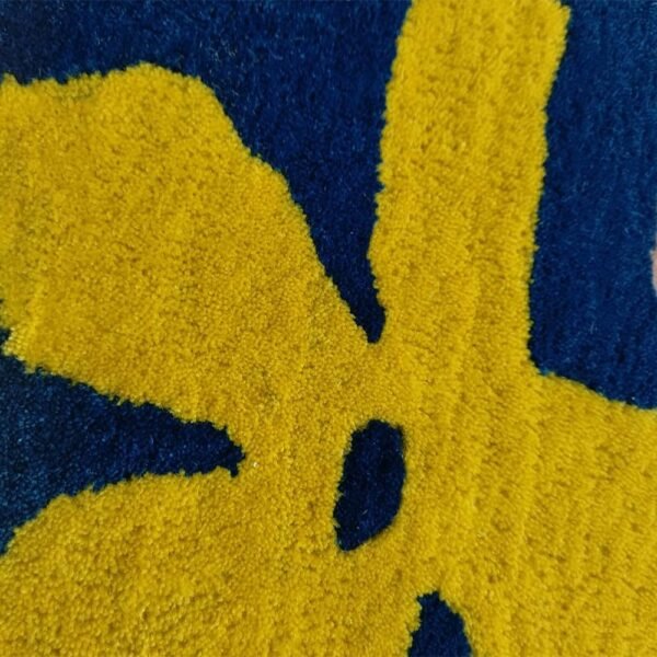 Multicolor Hand Tufted Wool Floral Rug - Image 6
