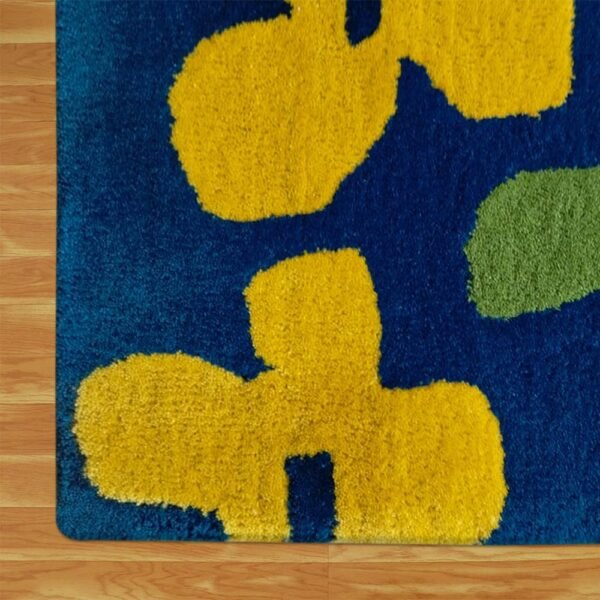 Multicolor Hand Tufted Wool Floral Rug - Image 7