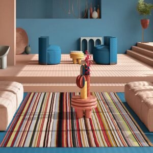 Multicolor Hand Tufted Rectangular Area Rug