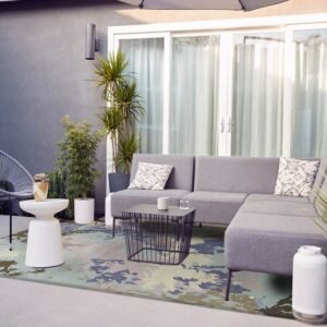 Multicolor Hand Tufted Wool Abstract Area Rug