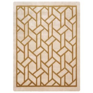 Hand Tufted Wool Beige Rectangular Area Rug