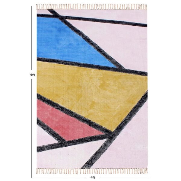 Buy Handmade Cotton Geometric 4x6 Rugs - Image 7