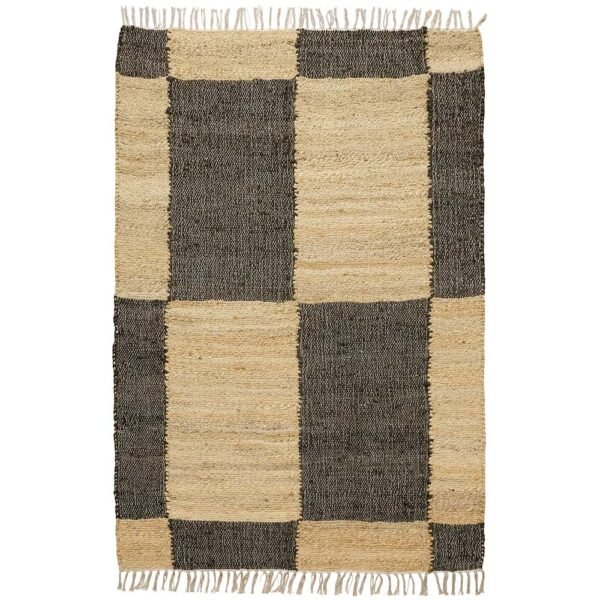 Hand Woven Brown Jute 4.5x6 Area Rug