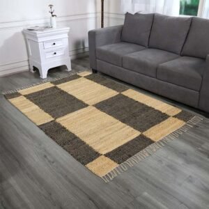 Hand Woven Brown Jute 4.5x6 Area Rug