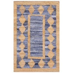 Geometric Hand Woven Jute Rug on Sale 50%