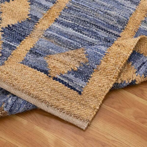 Geometric Hand Woven Jute Rug on Sale 50% - Image 6