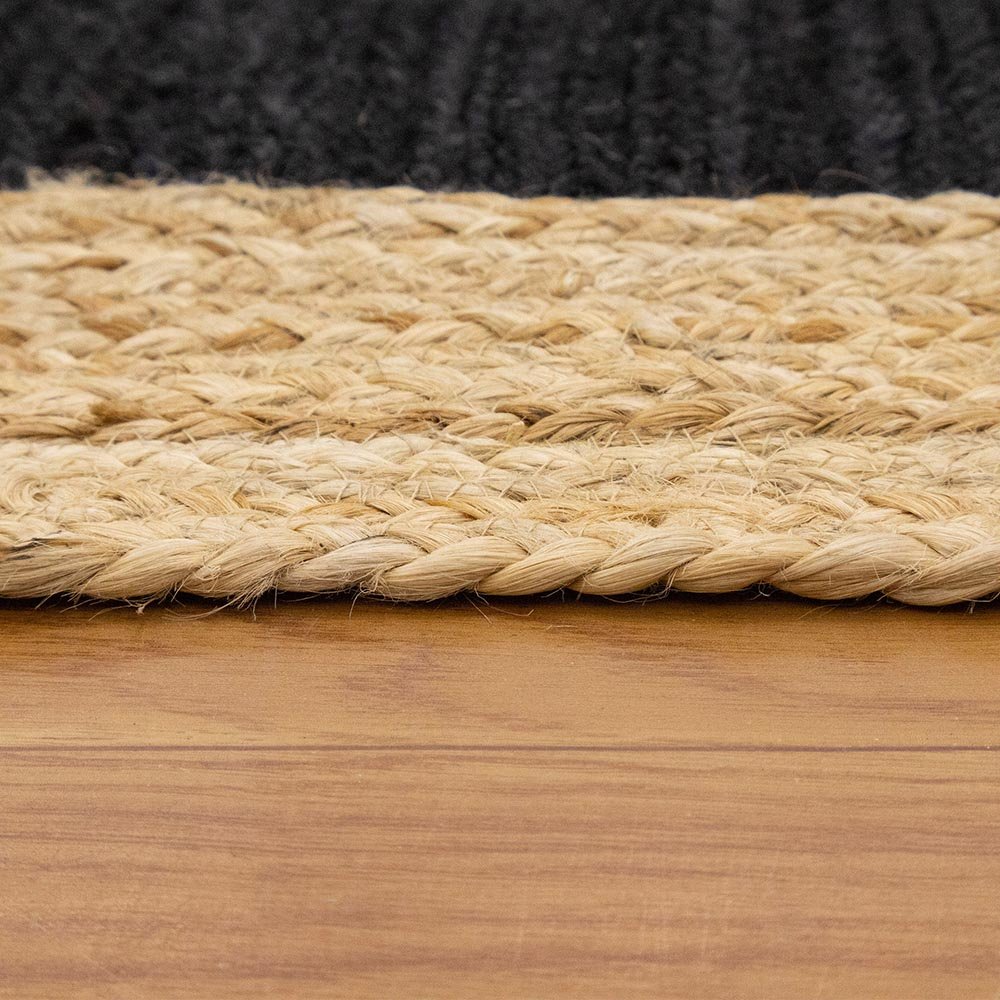 Hand Braided Jute Rug On sale 50% - Image 5