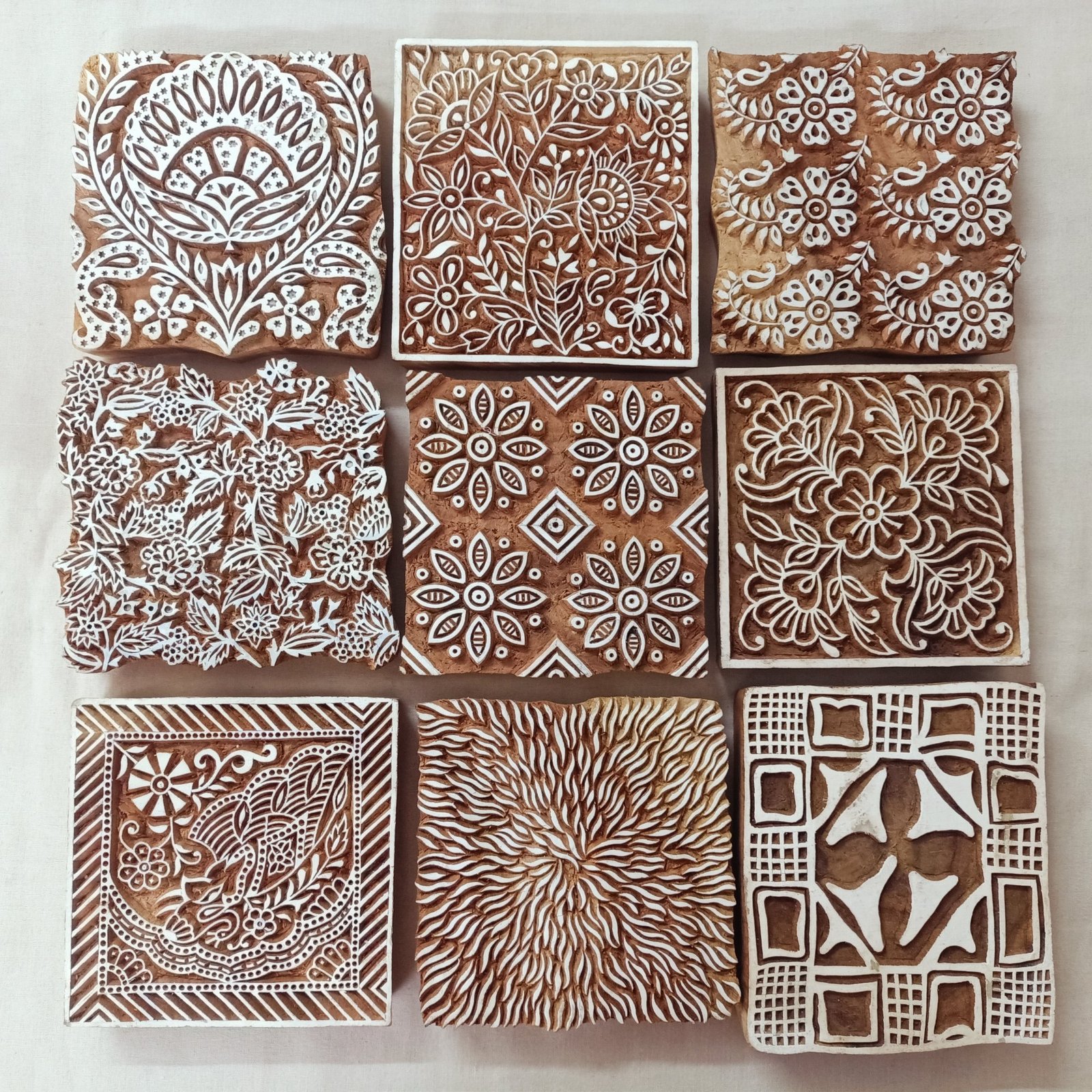 Block Carving Design Finalization for rugs