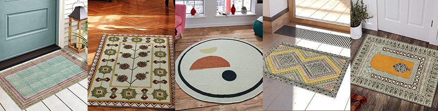 Handmade small area rugs