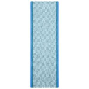 Sky Blue Handmade Runner Area Rug