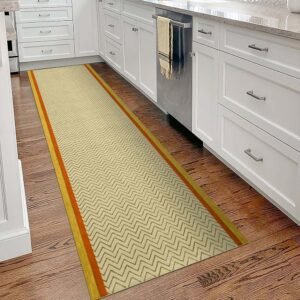 Handmade Striped Cotton Runner Rug