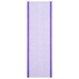 Hand Block Printed Cotton Purple Runner Rug