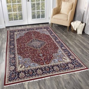 Hand Knotted Wool Rugs 4x6 Floral Carpet