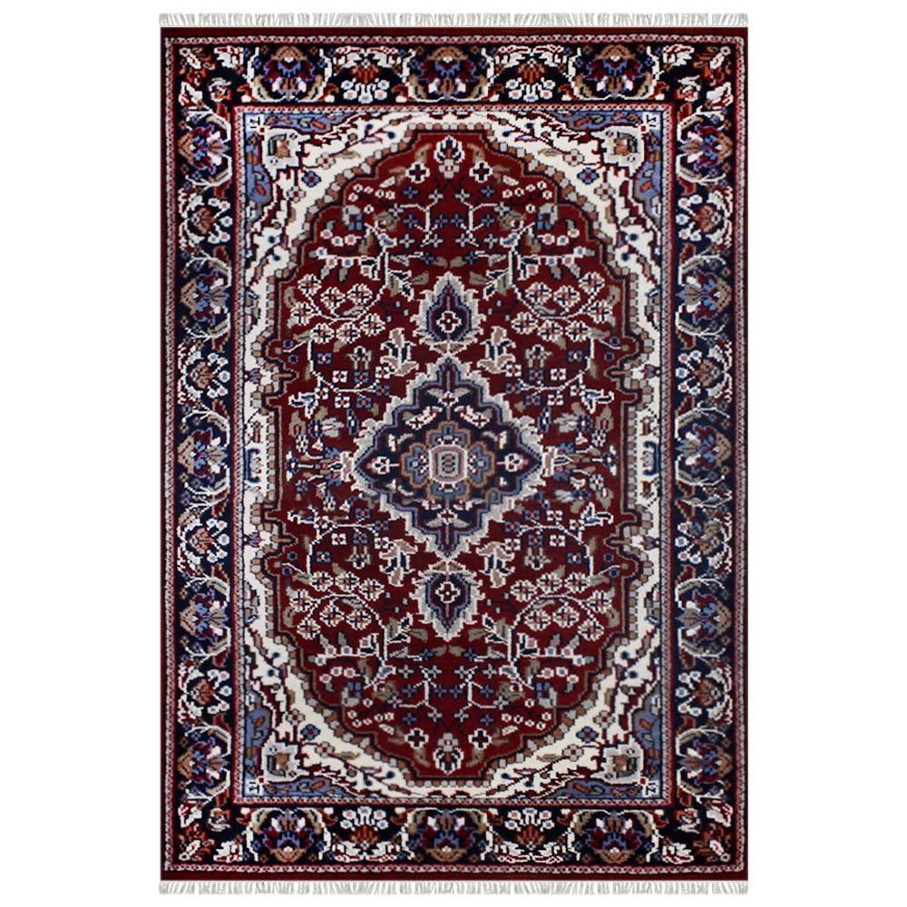 Handmade Wool 4x6 Carpet Knotted Area Rug
