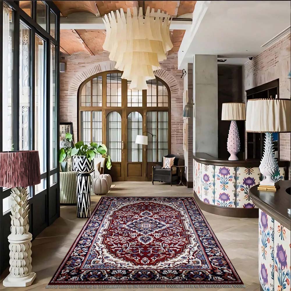 Handmade Wool 4x6 Carpet Knotted Area Rug - Image 2