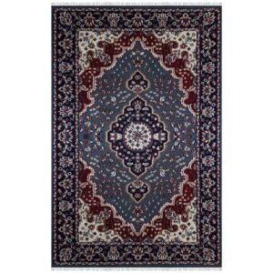 Hand Knotted Rugs Wool Weaving Floral Carpet
