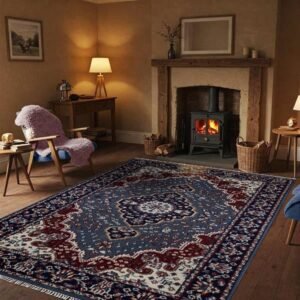 Hand Knotted Rugs Wool Weaving Floral Carpet