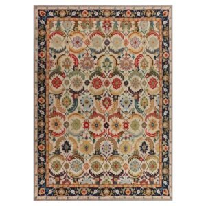 Hand Tufted Multicolor Wool Rug Living Area Carpet